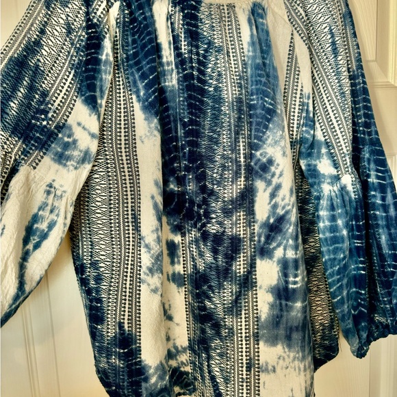 Dylan Embroidery & Tie Dye Indigo Tunic sz m - Picture 5 of 8